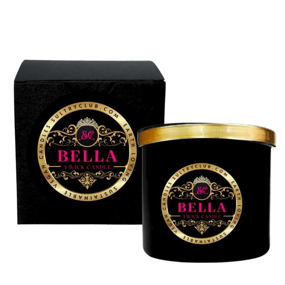 BELLA TRIPLE WICK CANDLE - Picture 2 of 2